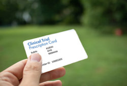 Clinical Trial Prescription Card – Myonex Clinical Trial Patient Solutions